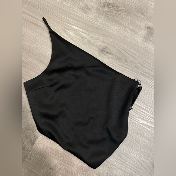 Zara asymmetrical satin going out top - Picture 1 of 3